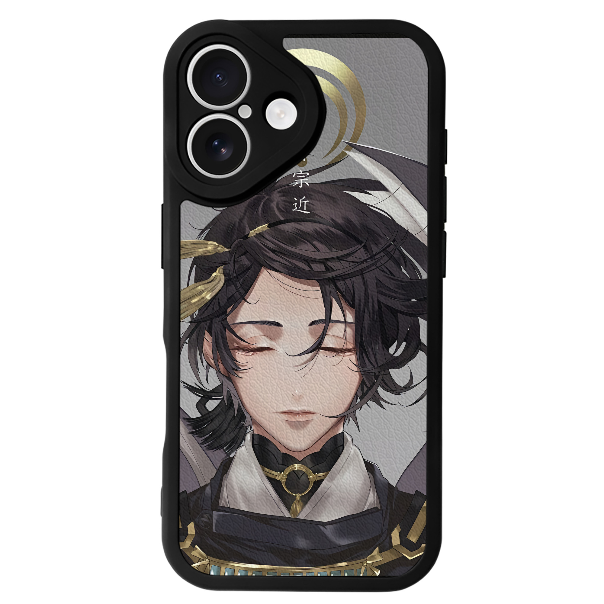 （画像用） 刀剣乱舞 Touken Ranbu 【iPhone 16シリーズ対応】シリコンスマホケース（レザー調） 材質：シリコン